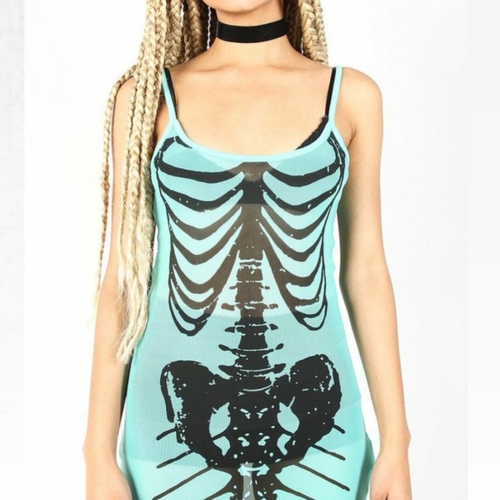 π Iron Fist Bone Deep Mesh Maxi Dress π - Picture 4 of 16